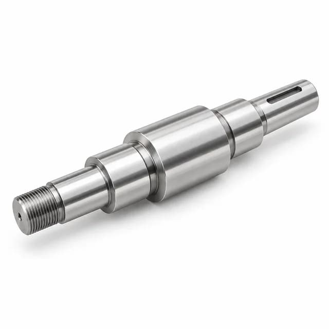 Stainless Steel Motor Shafts with custom machined features