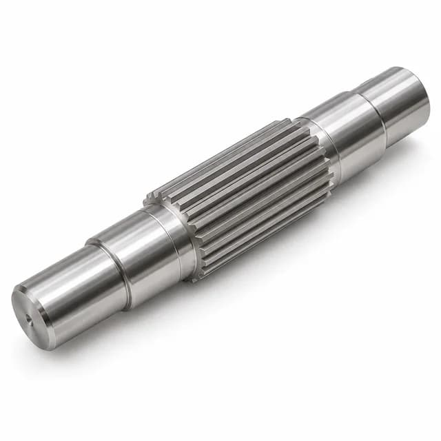 Stainless Steel Spline Shafts with custom machined features