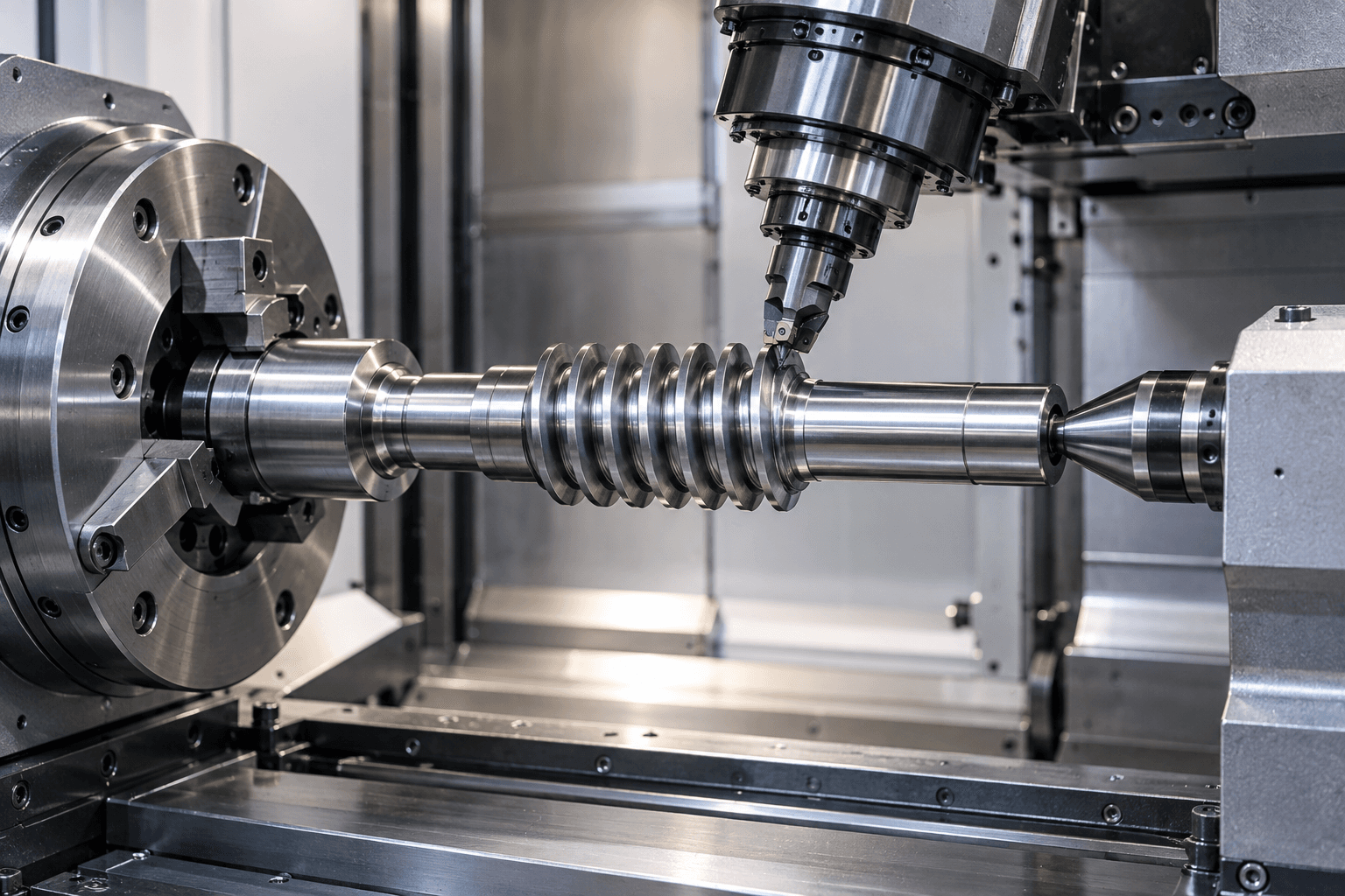 Worm profile machining