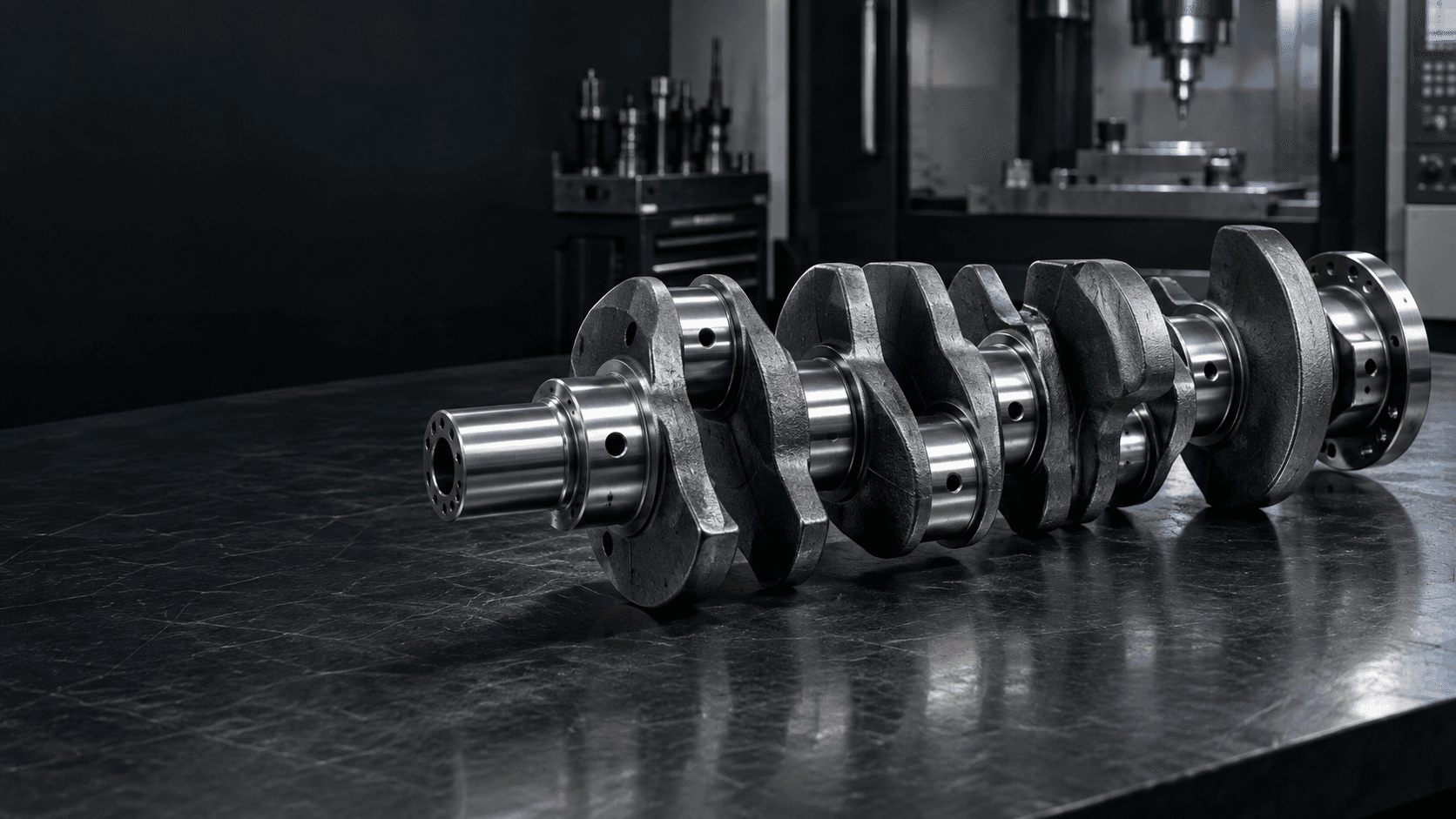 Custom precision crankshafts manufactured for OEM machinery