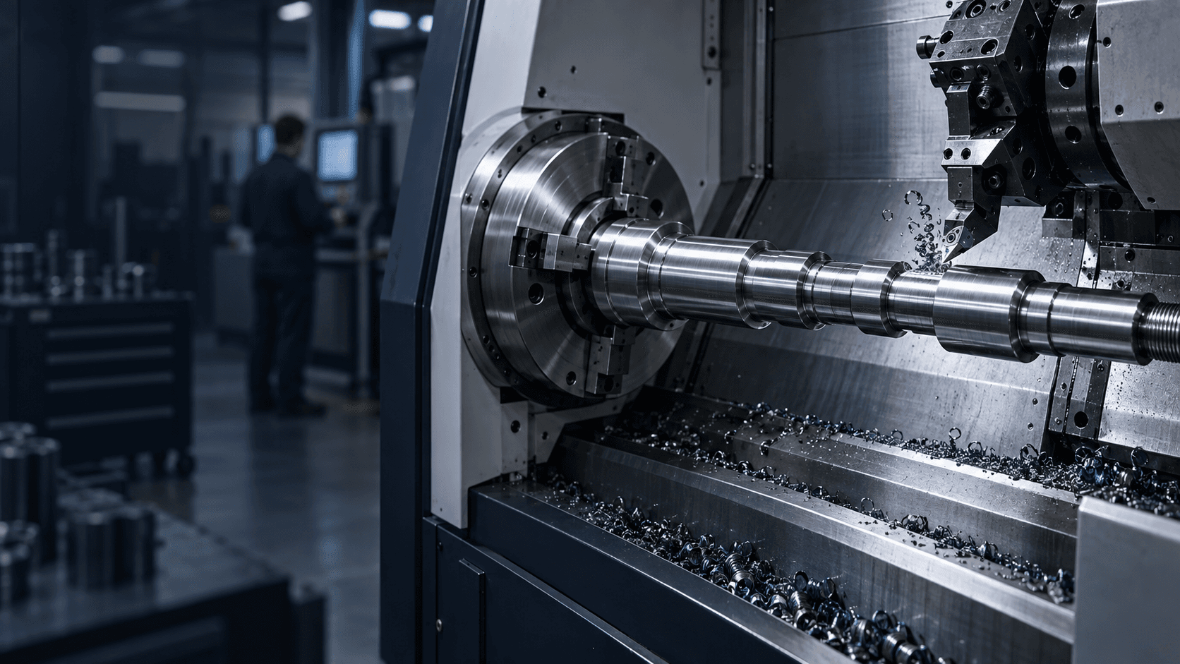 CNC turning for custom precision shafts