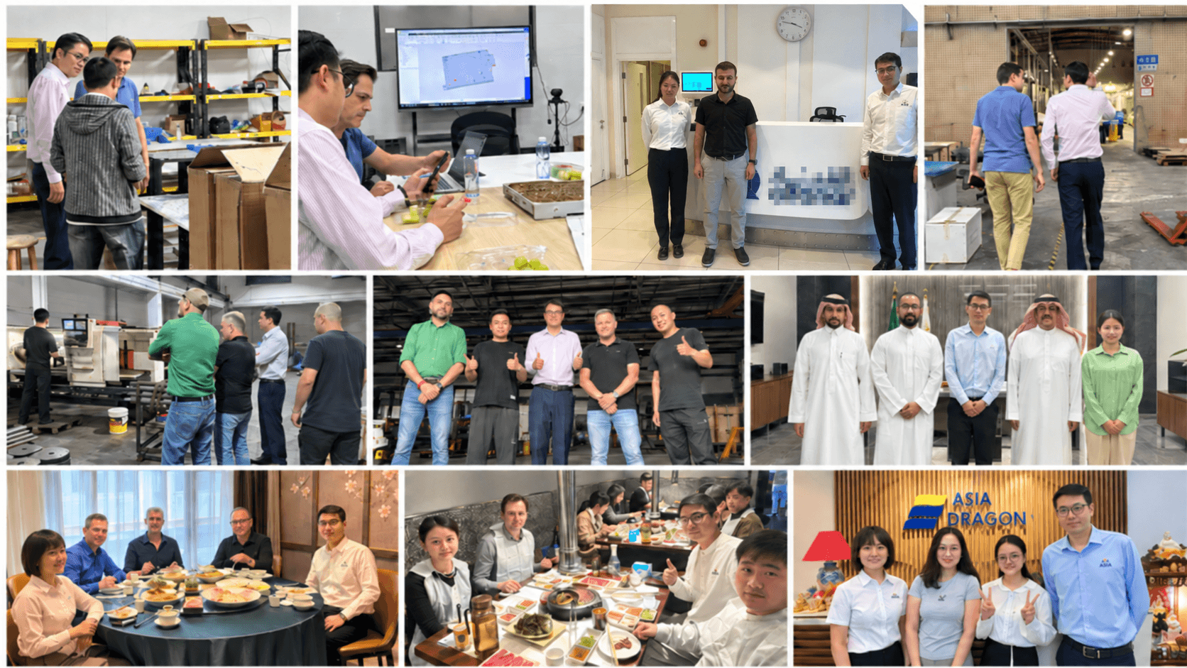 TOPSHAFT customer visits and factory discussions