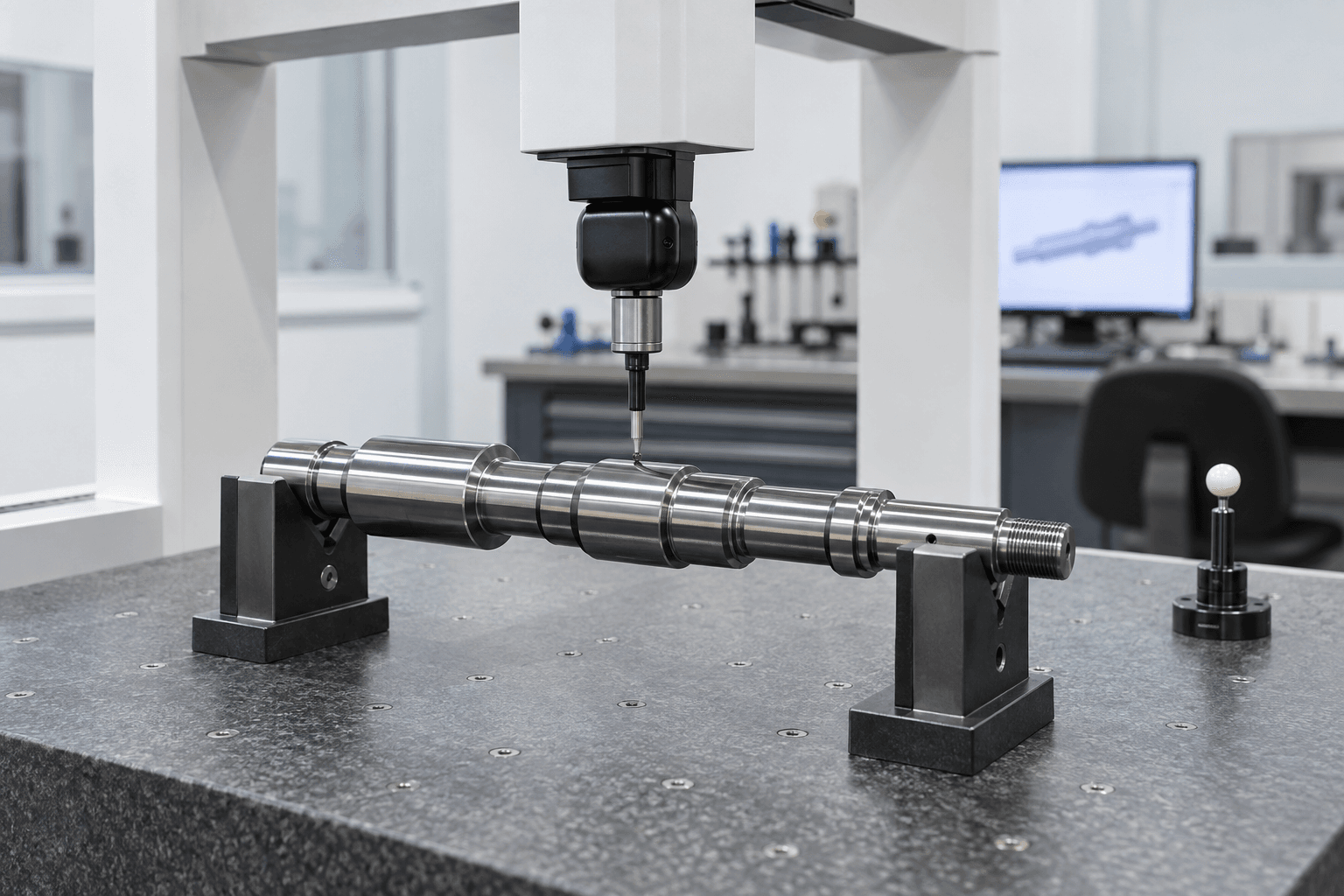CMM inspection for precision shafts