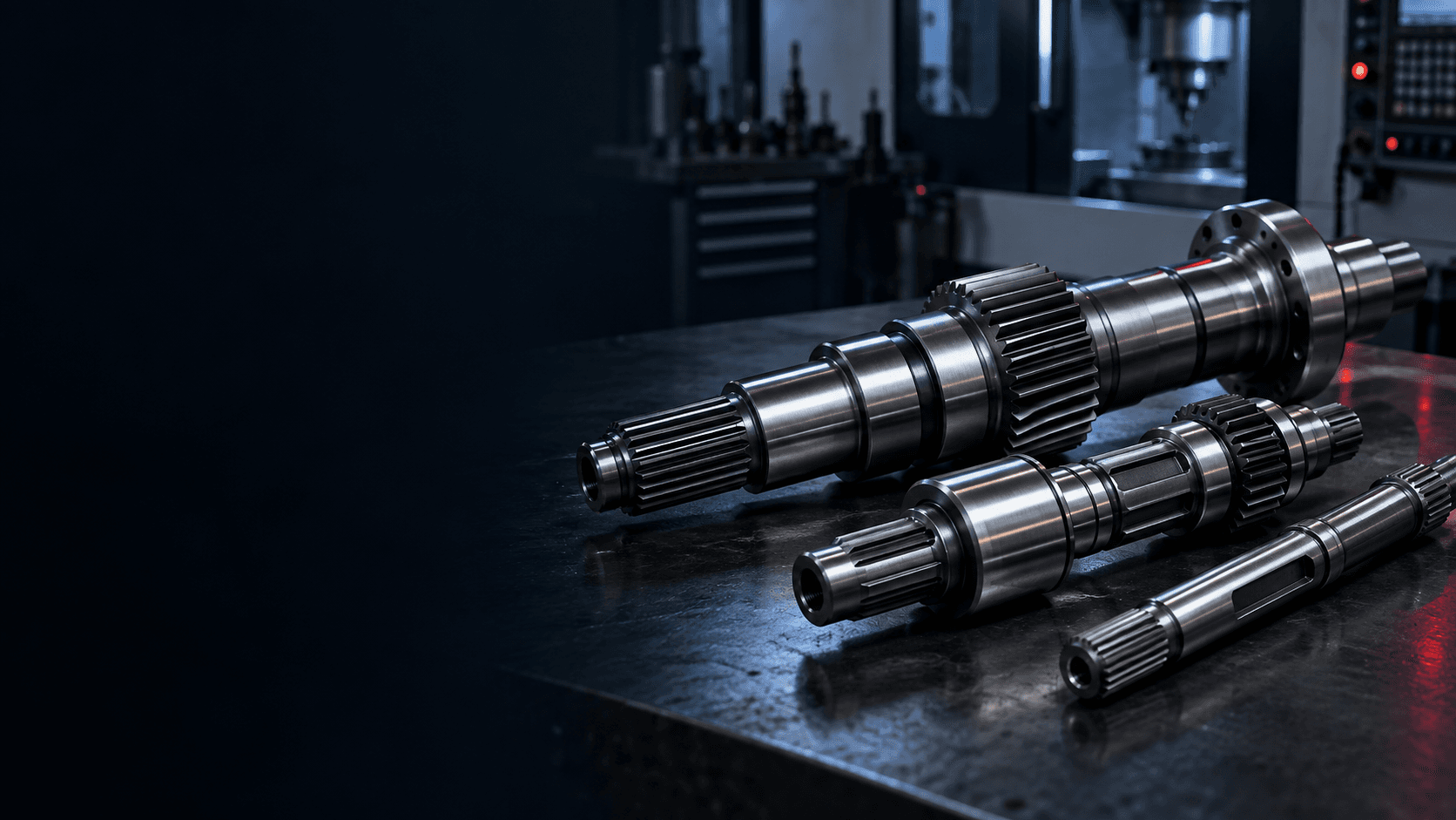 Custom transmission shafts manufactured by Topshaft