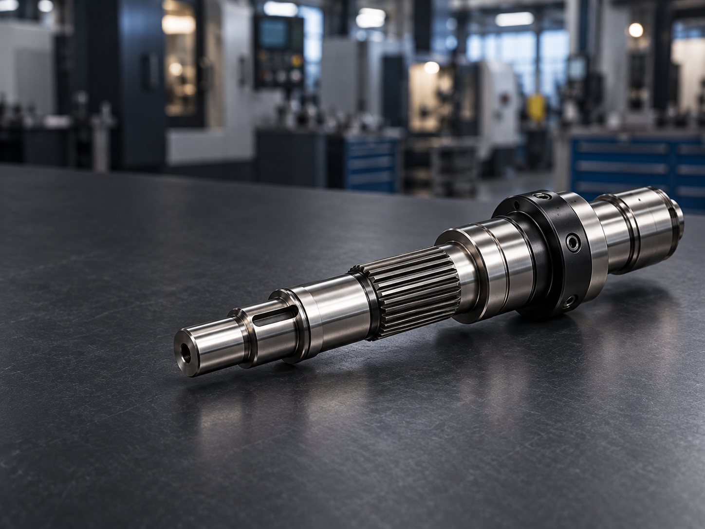 Precision custom shaft components