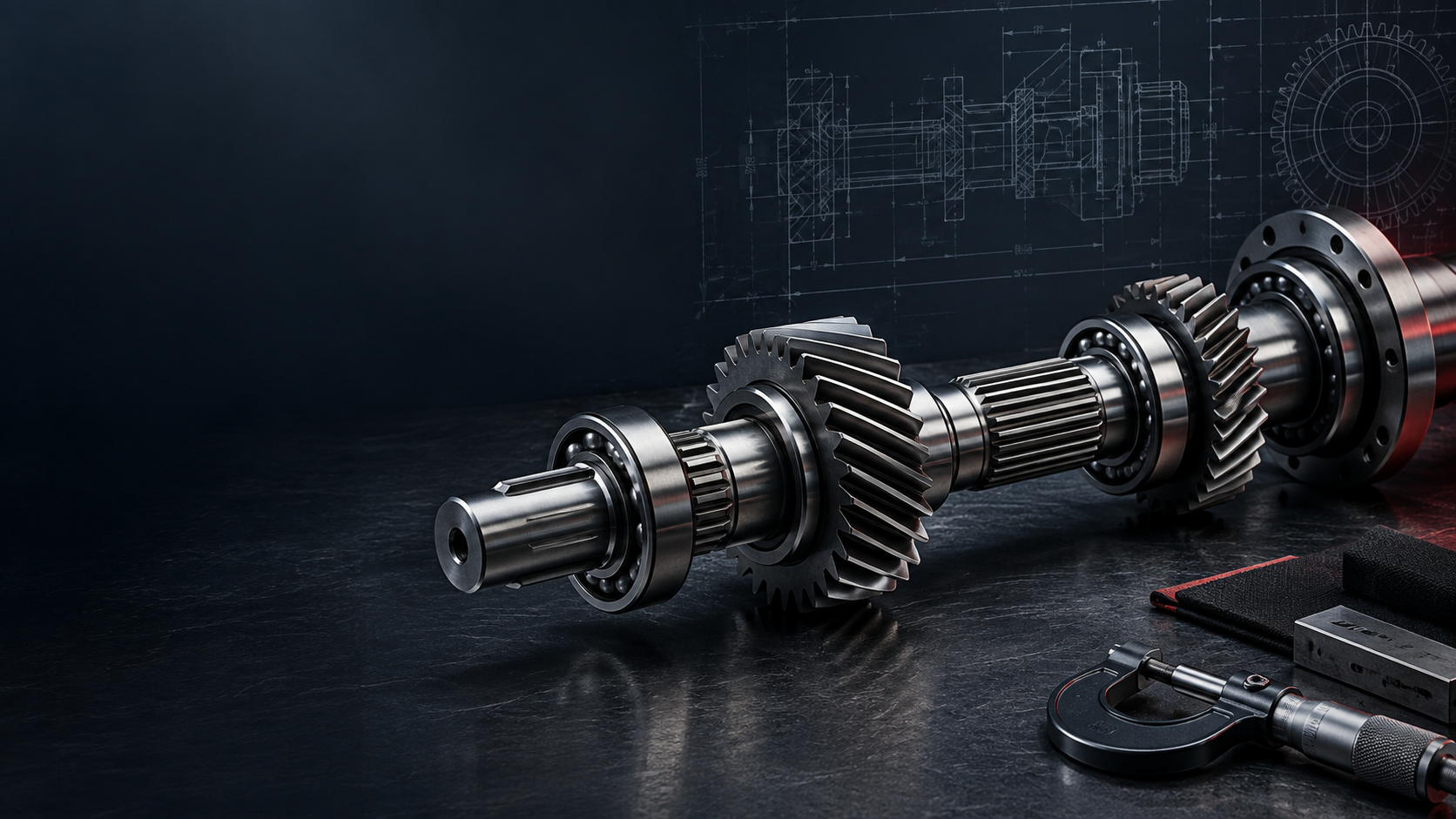 Custom gearbox shaft manufacturer