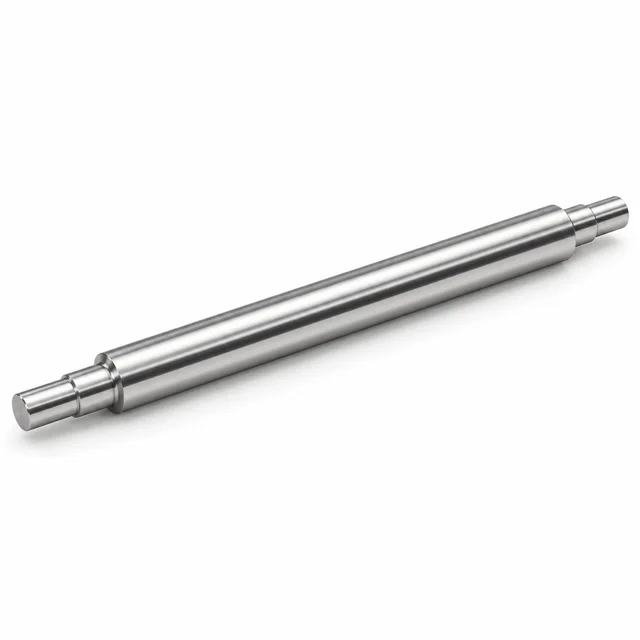 Stainless Steel Roller Shafts with drawing-defined journals and end features