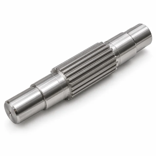 Stainless Steel Spline Shafts with drawing-defined journals and end features
