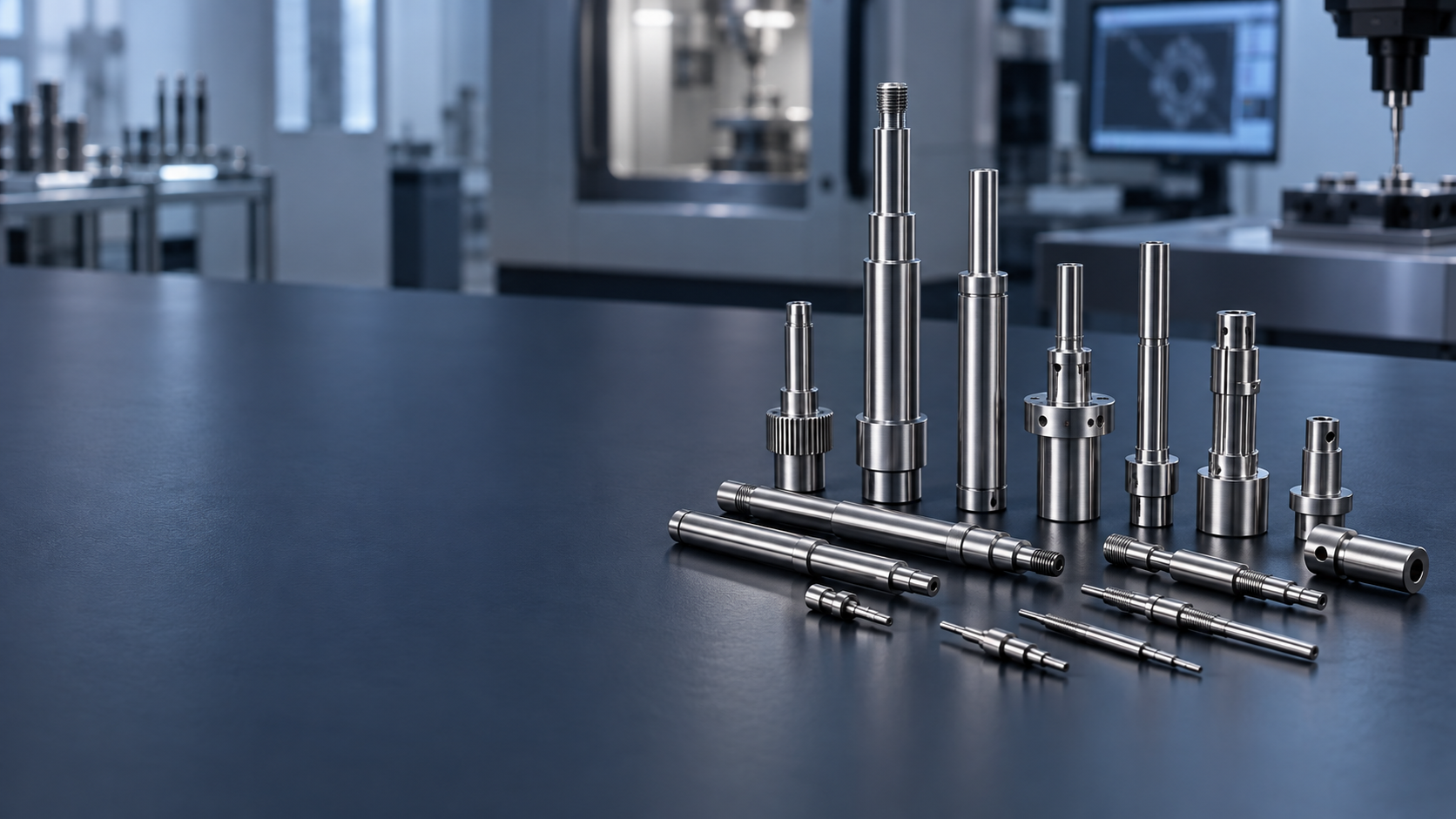 Custom medical equipment precision shafts manufactured by TOPSHAFT