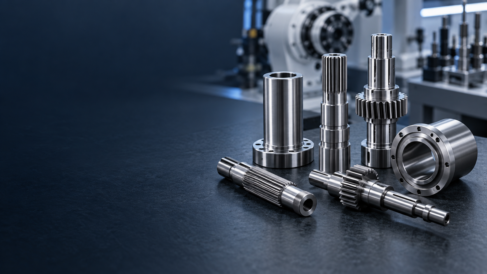 Custom precision shafts for robotics manufactured by TOPSHAFT